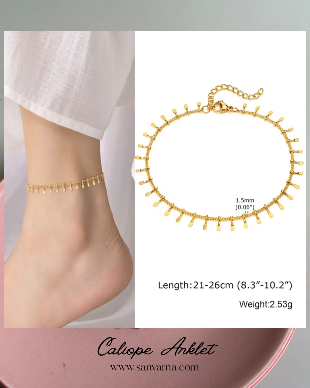 Calliope Anklet